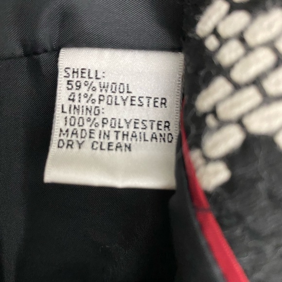 Italian Woven Wool Blend Black & Ivory Jacket HP BEST IN JACKETS & COATS - Picture 14 of 15